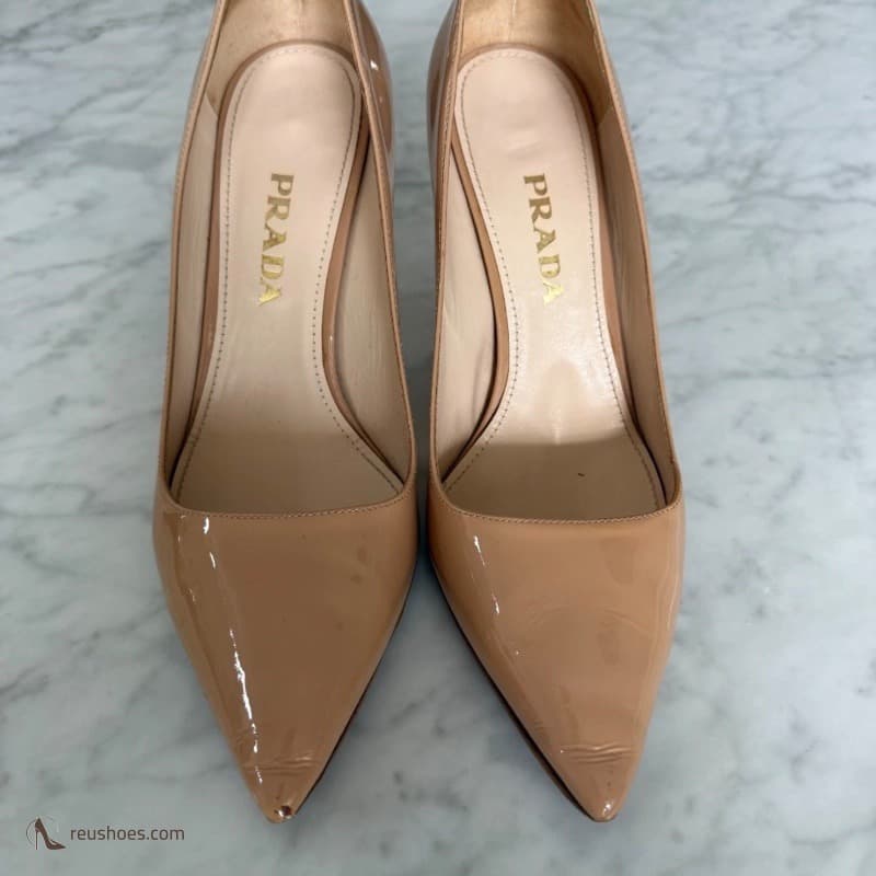 حذاء كعب عالي برادا (Prada) نيود - مقاس 37.5